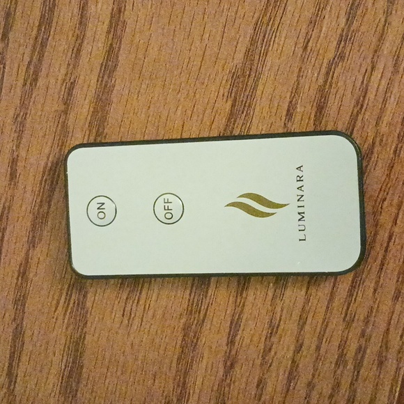 Set of 3 Luminara Flameless Candles -  Blue - Picture 3 of 4